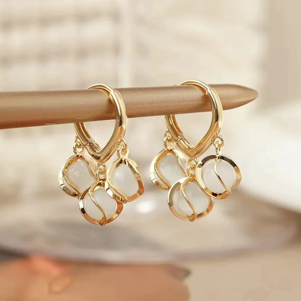 Gold plated earring