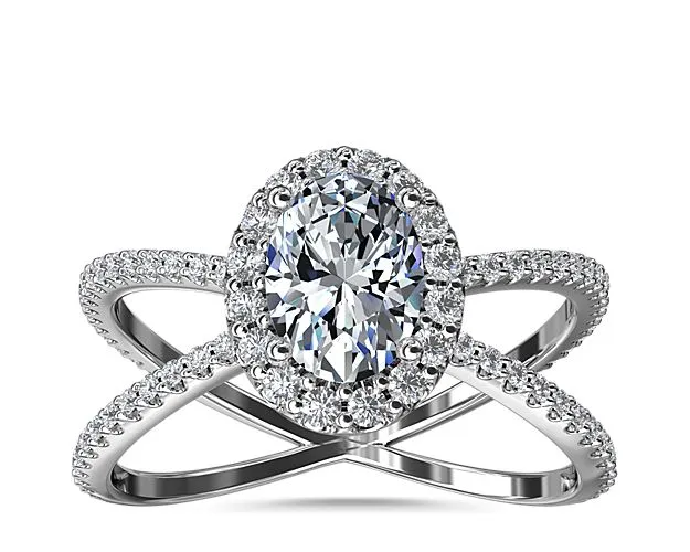 Halo Engagement Ring 