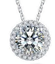 Moissanite necklace 